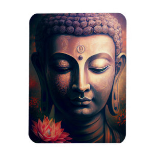 Portrait of Gautam Buddha Art Poster Magnet