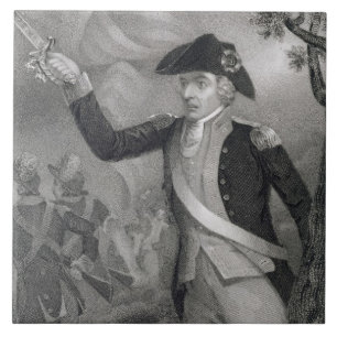 Portrait of General Francis Marion at the Battle o Tile