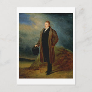 Portrait of General La Fayette in civilian dress, Postcard