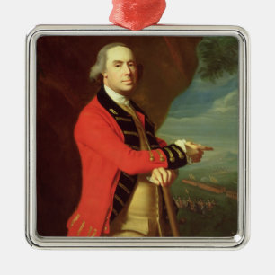 Portrait of General Thomas Gauge, c.1768 (oil on Metal Tree Decoration