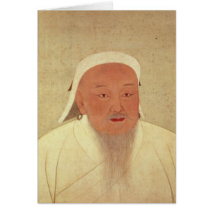 Portrait of Genghis Khan , Mongol Khan