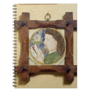 Portrait of Geoffrey Chaucer (c.1340-1400) (cerami Notebook
