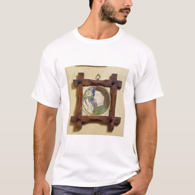 Portrait of Geoffrey Chaucer (c.1340-1400) (cerami T-Shirt (Front)