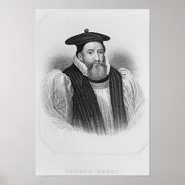 Portrait of George Abbot  Archbishop of Poster (Front)