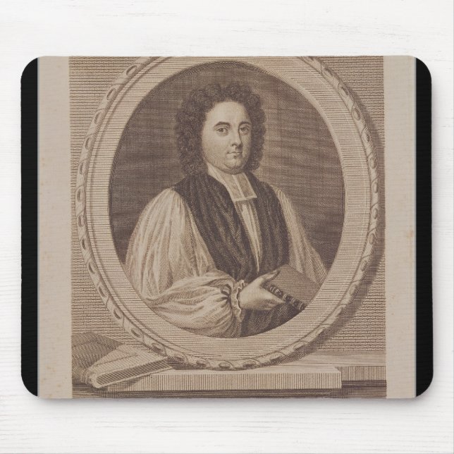 Portrait of George Berkeley  Bishop Mouse Mat (Front)