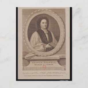 Portrait of George Berkeley Bishop Postcard