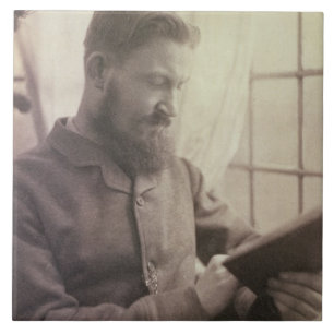 Portrait of George Bernard Shaw (1856-1950) as a Y Tile