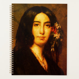 Portrait of George Sand by Auguste Charpentier Planner