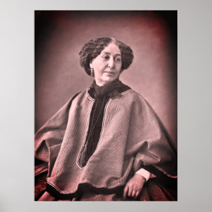 Portrait of George Sand by Nadar Poster