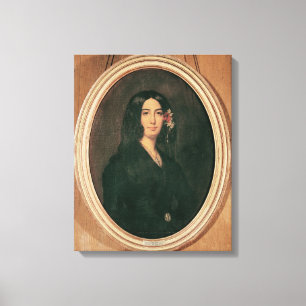 Portrait of George Sand Canvas Print