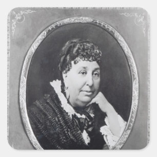 Portrait of George Sand Square Sticker