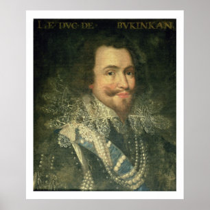 Portrait of George Villiers, 1st Duke of Buckingha Poster