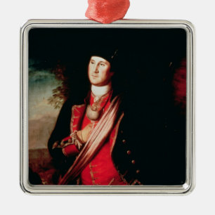 Portrait of George Washington  1772 Metal Tree Decoration