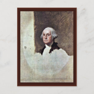 Portrait Of George Washington,  By Gilbert Stuart Postcard