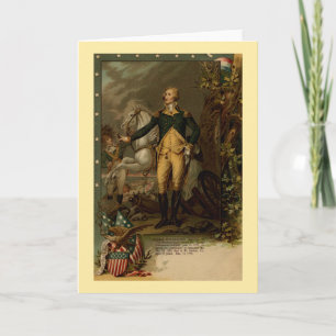 Portrait of George Washington Card