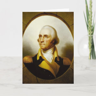 Portrait of George Washington Card