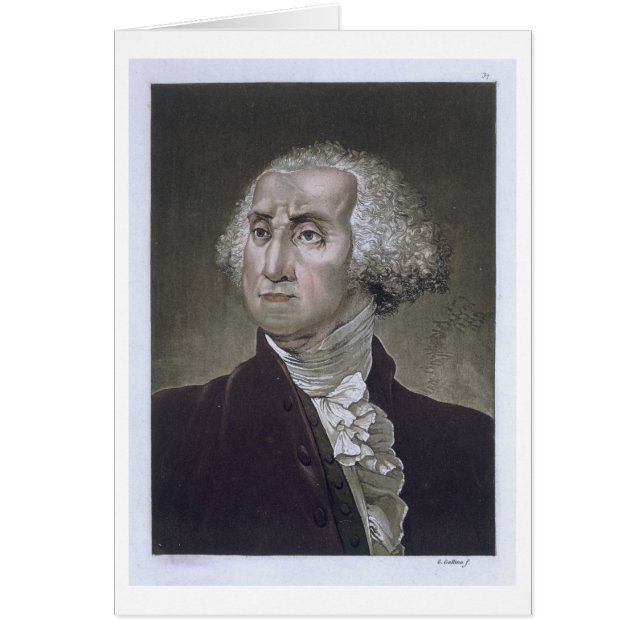 Portrait of George Washington, from 'Le Costume An (Front)