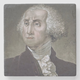 Portrait of George Washington, from 'Le Costume An Stone Coaster