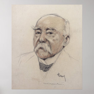Portrait of Georges Clemenceau Poster