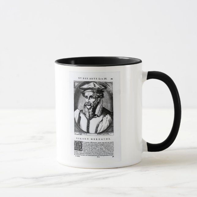 Portrait of Gerard Mercator Mug (Right)