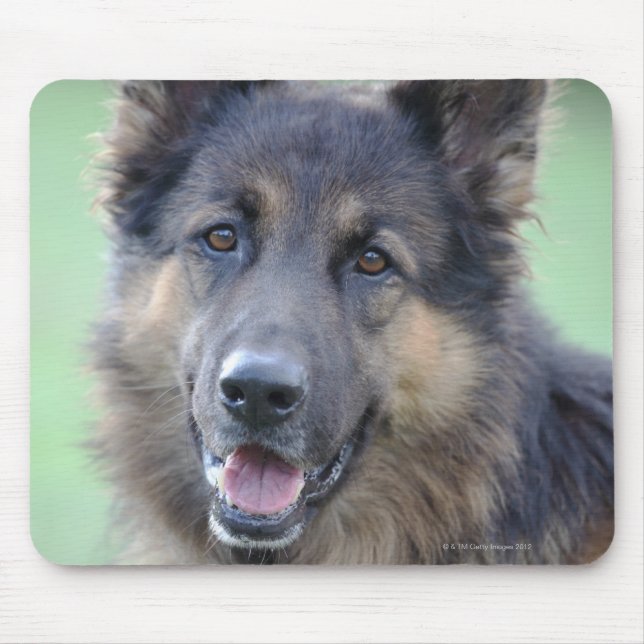 Portrait of German Sheppard Mouse Mat (Front)