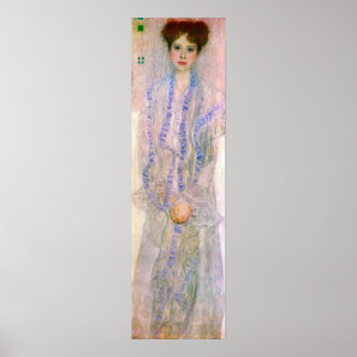 Portrait of Gertha Fersovanyi by Gustav Klimt Poster
