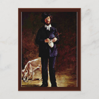Portrait Of Gilbert-Marcellin Desboutin Postcard