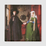 Portrait of Giovanni Arnolfini and his Wife Magnet<br><div class="desc">Portrait of Giovanni Arnolfini and his Wife by Jan van Eyck ,  1438</div>