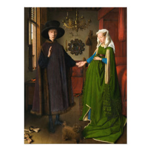 Portrait of Giovanni Arnolfini and his Wife Photo Print