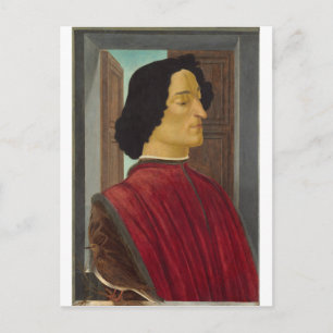 Portrait of Giuliano de Medici by Botticelli Postcard