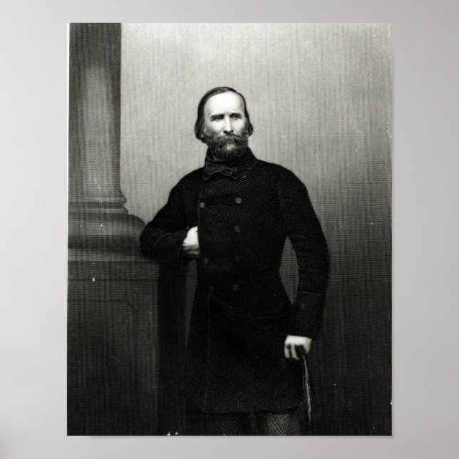 Portrait of Giuseppe Garibaldi Poster (Front)