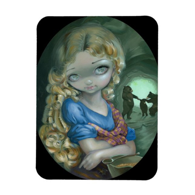 "Portrait of Goldilocks" Flex Magnet (Vertical)