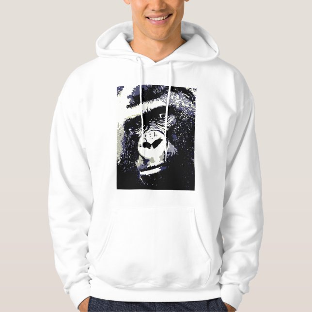Portrait of Gorilla Hoodie - Gorillas Shirts (Front)