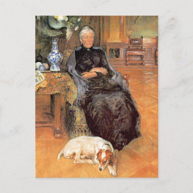 Portrait of Gothilda Furstenberg Postcard (Front)