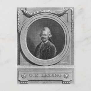 Portrait of Gotthold Ephraim Lessing Postcard