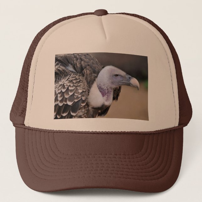 Portrait of griffon vulture trucker hat (Front)