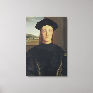 Portrait of Guidobaldo da Montefeltro, Duke of Urb Canvas Print