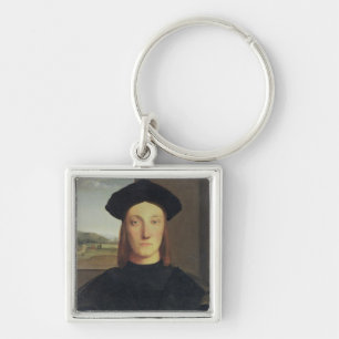 Portrait of Guidobaldo da Montefeltro, Duke of Urb Key Ring