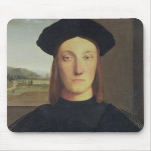 Portrait of Guidobaldo da Montefeltro, Duke of Urb Mouse Mat