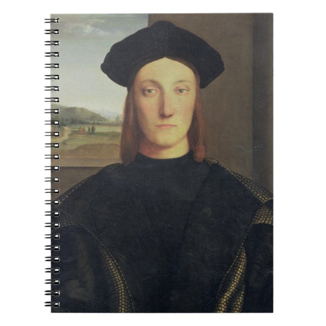 Portrait of Guidobaldo da Montefeltro, Duke of Urb Notebook (Front)