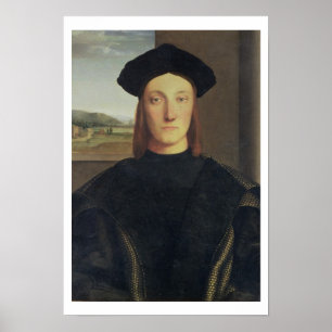 Portrait of Guidobaldo da Montefeltro, Duke of Urb Poster