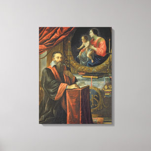 Portrait of Guillaume de Vair Canvas Print