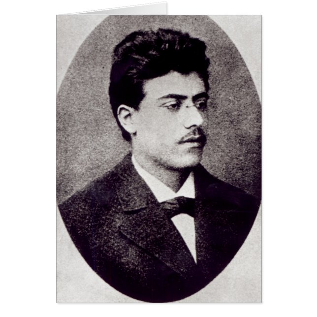 Portrait of Gustav Mahler, 1878 (Front)