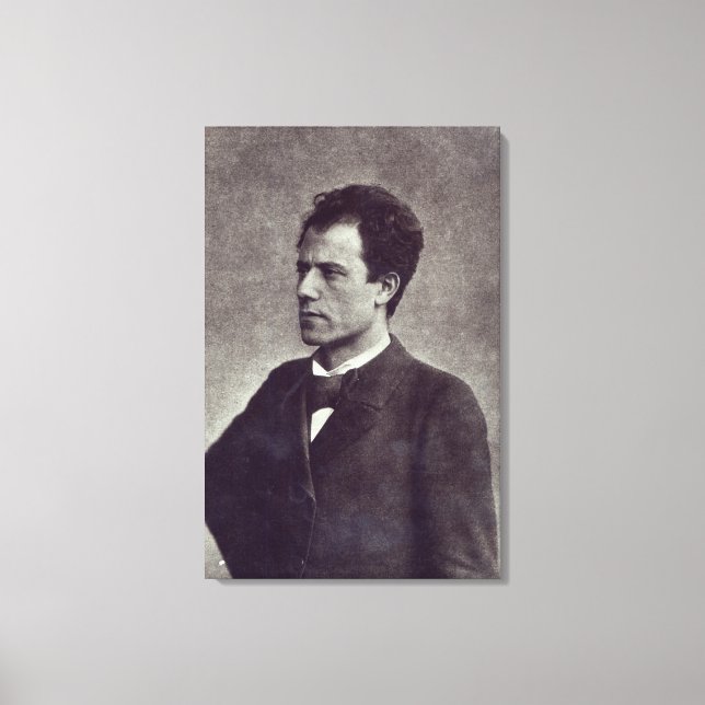 Portrait of Gustav Mahler, 1897 Canvas Print (Front)