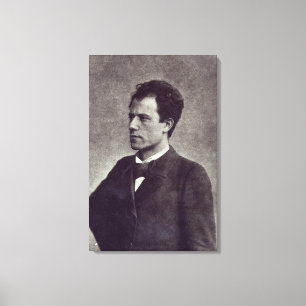 Portrait of Gustav Mahler, 1897 Canvas Print