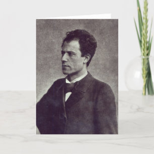 Portrait of Gustav Mahler, 1897 Card
