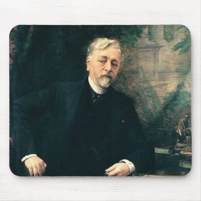 Portrait of Gustave Eiffel  1905 Mouse Mat (Front)