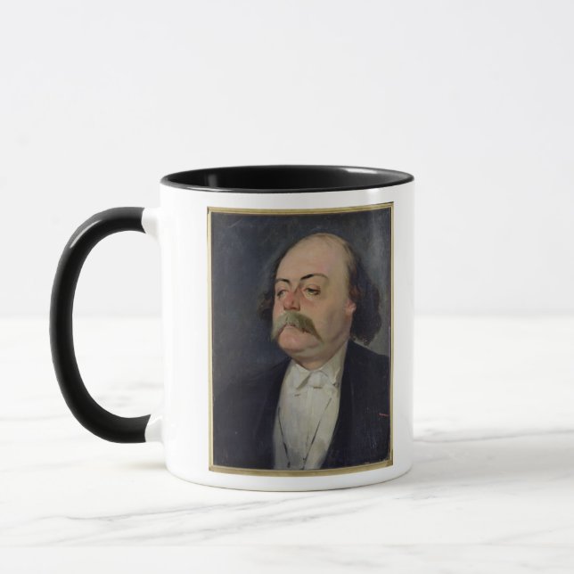 Portrait of Gustave Flaubert  1868-81 Mug (Left)