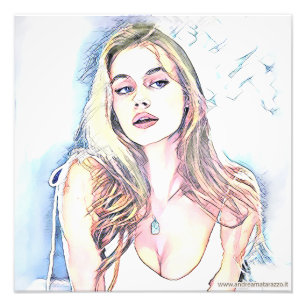 Portrait of Hailey   Photo Print