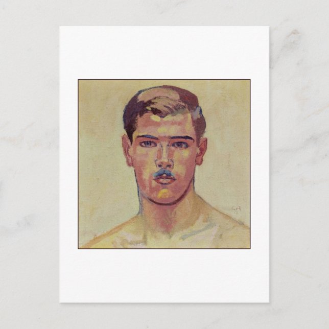 Portrait of Hans Adam by Amiet Postcard (Front)